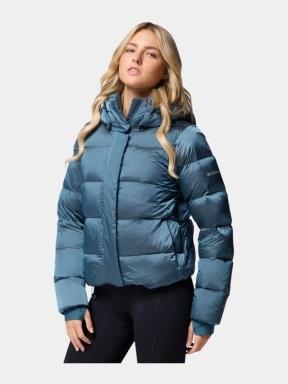 jacheta de iarna pt. femei Columbia Amaze Puff Hooded Jacket albastru 3