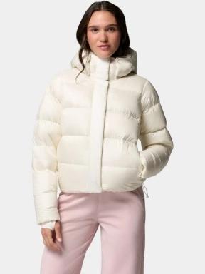 jacheta de puf pt. femei Columbia Amaze Puff Hooded Jacket nisip 1