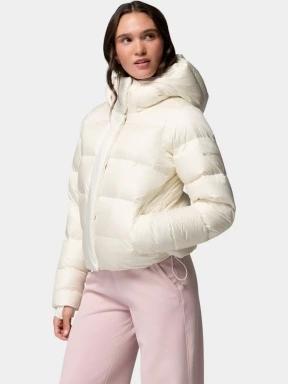 jacheta de puf pt. femei Columbia Amaze Puff Hooded Jacket nisip 3