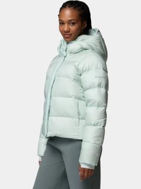 jacheta de puf pt. femei Columbia Amaze Puff Hooded Jacket verde deschis 3