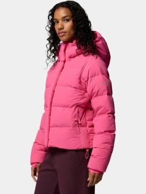 jacheta de puf pt. femei Columbia Amaze Puff Hooded Jacket magenta 3