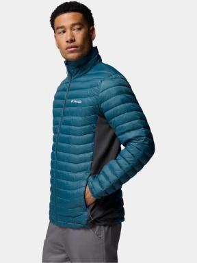 jacheta de primavara pt. barbati Columbia Powder Pass Hybrid Jacket albastru 3