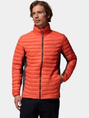 jacheta de primavara pt. barbati Columbia Powder Pass Hybrid Jacket portocaliu 1