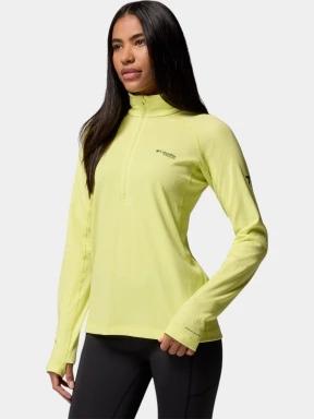 tricou cu maneci lungi, pentru sport pt. femei Columbia Driventure Half Zip galben 3