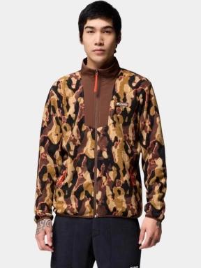pulover polar pt. barbati Columbia Sequoia Grove Printed Full Zip maro 1