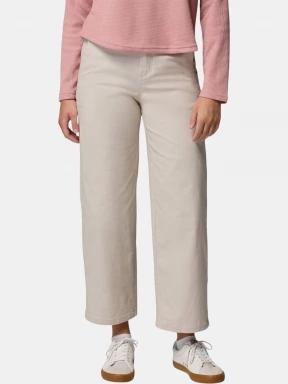 pantaloni lungi pt. femei Columbia ROC Wide Leg Pant nisip 1