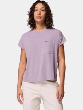 tricou cu maneci scurte pt. femei Columbia Daniela Falls Short Sleeve Shirt violet 1
