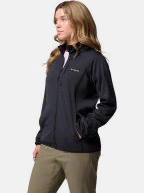 pulover polar pt. femei Columbia Essential Hike Grid Fleece Full Zip negru 3