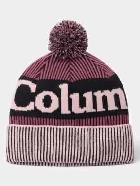 caciula cu mot Columbia Polar Powder III Beanie roz 1