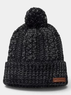 caciula cu mot Columbia Cozy Ridge Beanie negru 1