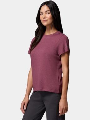 tricou pentru sport, cu maneci scurte pt. femei Columbia Parsons Point  Short Sleeve Logo Tee violet 3