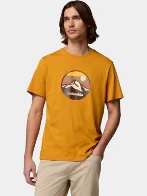 tricou cu maneci scurte pt. barbati Columbia CSC Seasonal Graphic Tee portocaliu 1