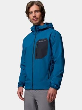 pulover softshell pt. barbati Columbia Tall Heights III Hooded Softshell albastru 3
