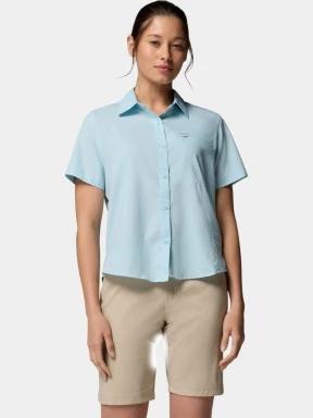 camasa cu maneci scurte pt. femei Columbia Silver Ridge Utility II Short Sleeve Shirt albastru deschis 1