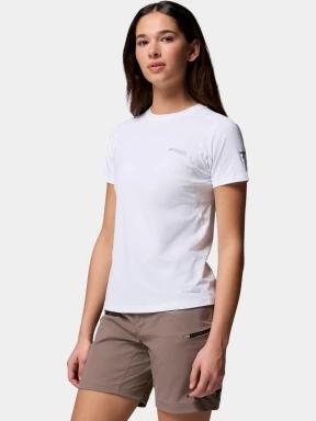 tricou pentru sport, cu maneci scurte pt. femei Columbia Diamond Peak Pro Short Sleeve Shirt alb 3