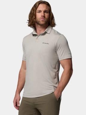 tricou cu guler pt. barbati Columbia Parsons Point Polo nisip 3