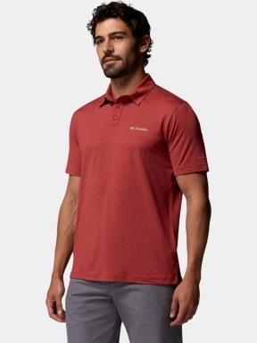tricou cu guler pt. barbati Columbia Parsons Point Polo rosu 3