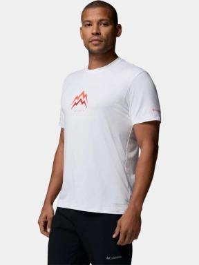 tricou pentru sport, cu maneci scurte pt. barbati Columbia Parsons Point Short Sleeve Graphic Tee alb 3