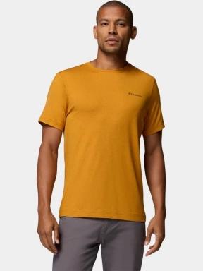 tricou pentru sport, cu maneci scurte pt. barbati Columbia Parsons Point Short Sleeve Back Graphic Tee portocaliu 1