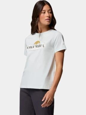 tricou cu maneci scurte pt. femei Columbia Rolling Bend Seasonal Graphic Tee verde deschis 3