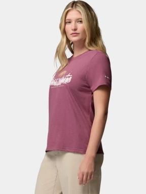 tricou cu maneci scurte pt. femei Columbia Rolling Bend Seasonal Graphic Tee violet 3