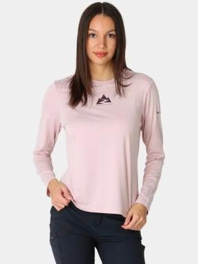 tricou cu maneci lungi pt. femei Columbia Parsons Point Long Sleeve Graphic Tee roz 1
