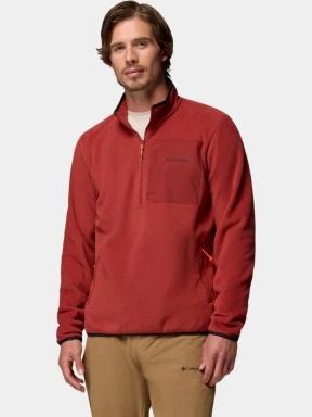 pulover polar pt. barbati Columbia Pacific Arch 200 1/2 Zip Fleece M rosu 1