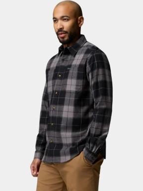camasa cu maneci lungi pt. barbati Columbia Pitchstone Stretch Flannel negru 3