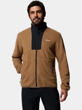pulover polar pt. barbati Columbia Sequoia Grove II FZ Fleece oliv 1