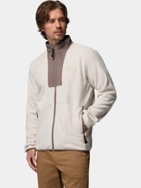 pulover polar pt. barbati Columbia Sequoia Grove II FZ Fleece nisip 3