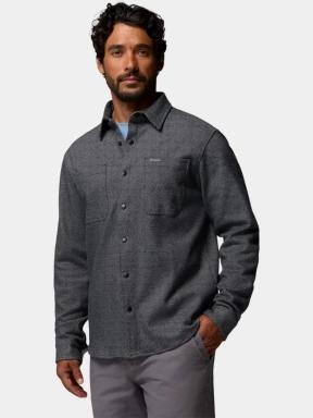 camasa cu maneci lungi pt. barbati Columbia Twill River Long Sleeve Knit Shirt negru 3