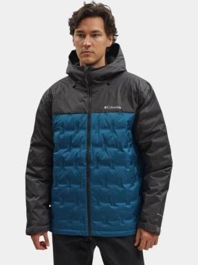 jacheta de puf pt. barbati Columbia Grand Trek IV Down Hooded Jacket albastru 1