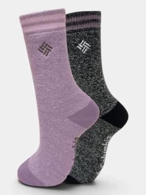 ciorapi termici pt. femei Columbia 2PP Thermal Crew magenta 1