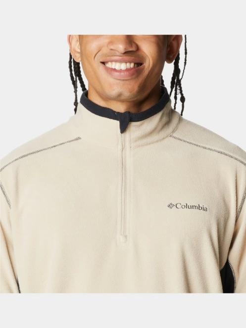 pulover polar pt. barbati Columbia Klamath Range II Half Zip nisip 6