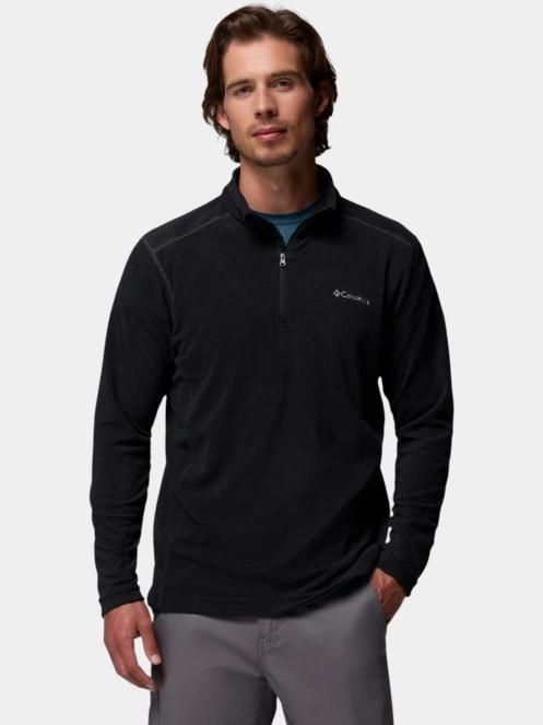 pulover polar pt. barbati Columbia Klamath Range II Half Zip negru 2