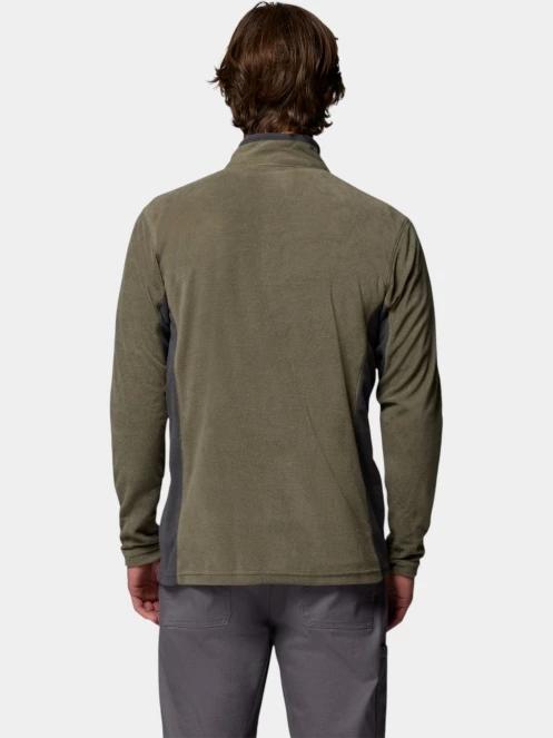 pulover polar pt. barbati Columbia Klamath Range II Half Zip verde 4