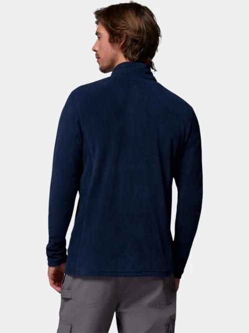 pulover polar pt. barbati Columbia Klamath Range II Half Zip albastru inchis 4