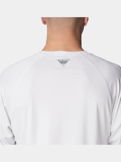 tricou cu maneci lungi, pentru sport pt. barbati Columbia Terminal Tackle LS Shirt alb 6