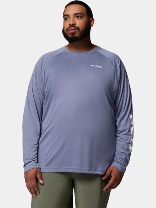 tricou cu maneci lungi, pentru sport pt. barbati Columbia Terminal Tackle Long Sleeve Shirt violet 2