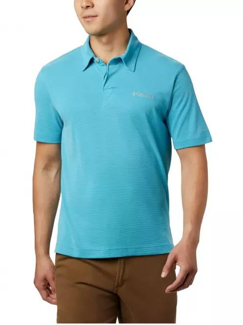 tricou cu guler pt. barbati Columbia Sun Ridge Polo albastru 2