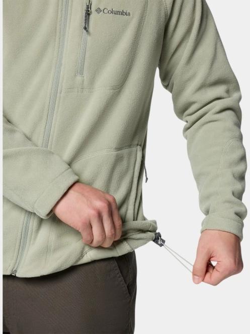 pulover polar pt. barbati Columbia Fast Trek II Full Zip Fleece verde 7