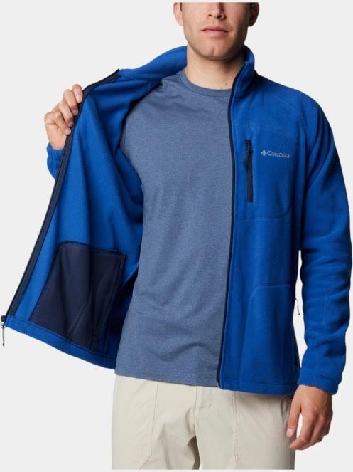 pulover polar pt. barbati Columbia Fast Trek II Full Zip Fleece albastru 5