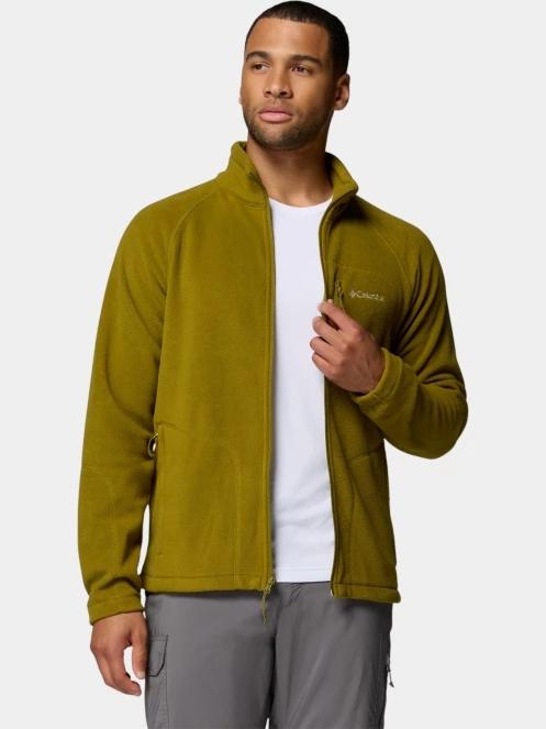 pulover polar pt. barbati Columbia Fast Trek II Full Zip Fleece verde 6