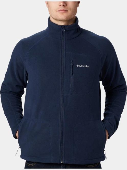 pulover polar pt. barbati Columbia Fast Trek II Full Zip Fleece albastru inchis 4