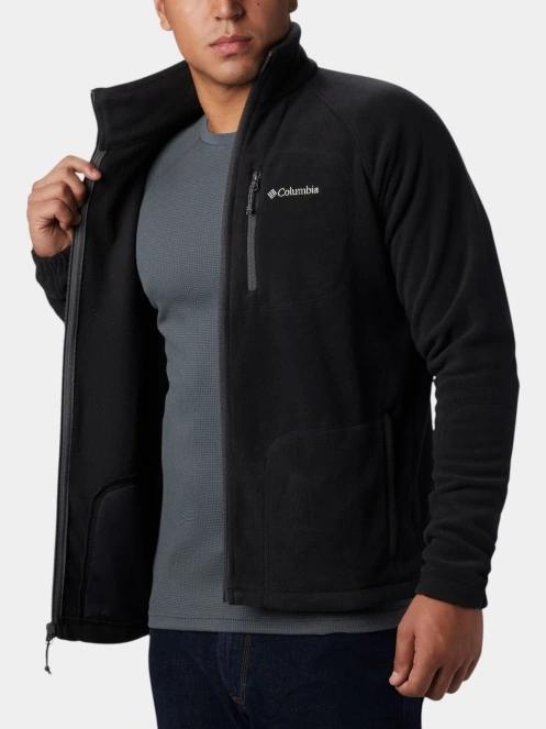 pulover polar pt. barbati Columbia Fast Trek II Full Zip Fleece negru 8