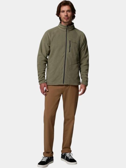 pulover polar pt. barbati Columbia Fast Trek II Full Zip Fleece verde 5