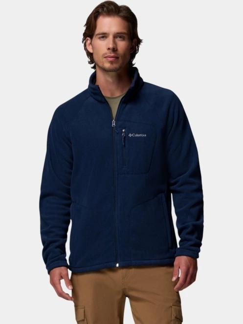 pulover polar pt. barbati Columbia Fast Trek II Full Zip Fleece albastru inchis 2