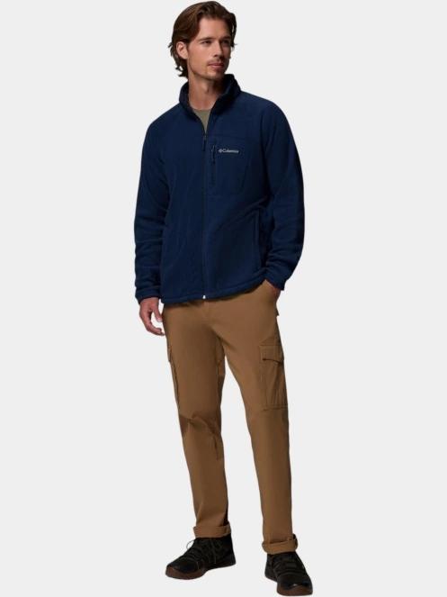 pulover polar pt. barbati Columbia Fast Trek II Full Zip Fleece albastru inchis 5