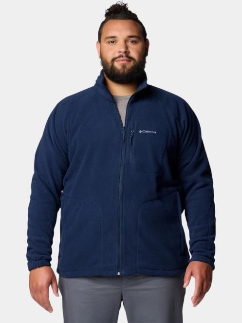 pulover polar pt. barbati Columbia Fast Trek II Full Zip Fleece albastru inchis 2