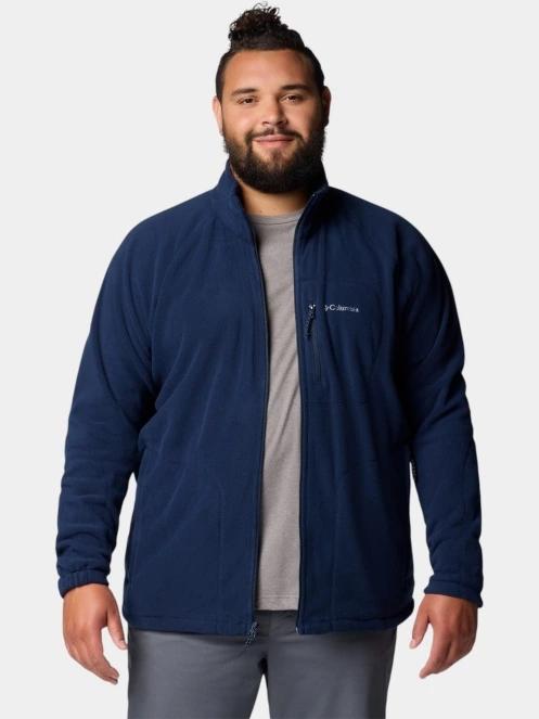 pulover polar pt. barbati Columbia Fast Trek II Full Zip Fleece albastru inchis 6